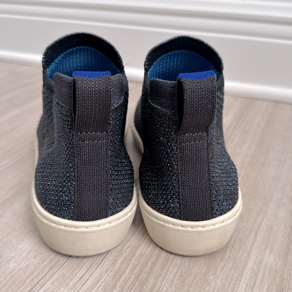 Rothy’s Chelsea sneaker - Limited Edition Metallic Blue Lattice - Picture 4 of 6